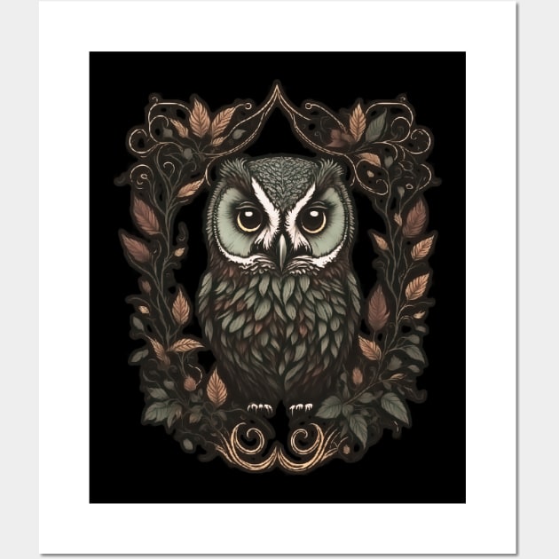 green owl Wall Art by ElArrogante